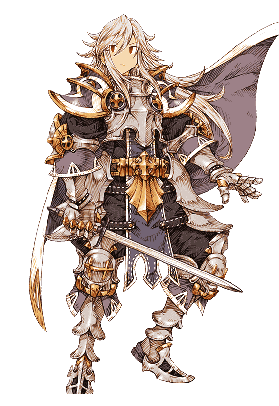 Male Paladin Art from Knights of Glory