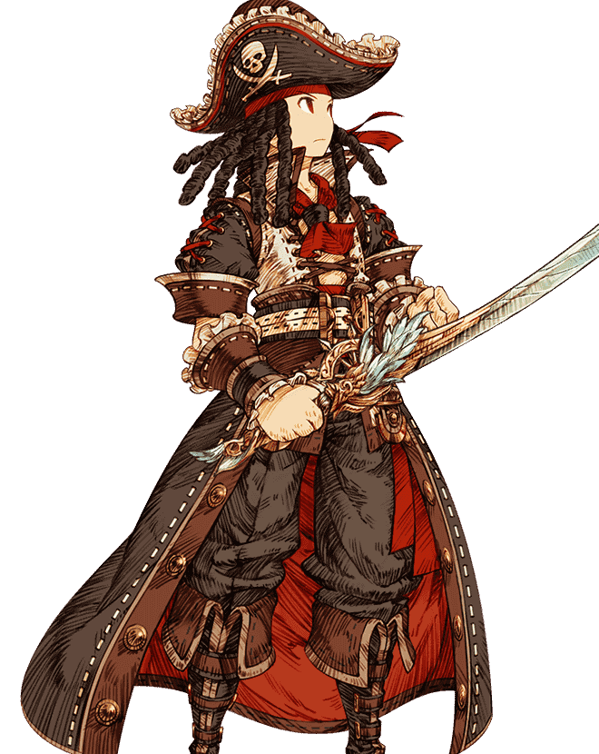 Male Pirate Artwork from Knights of Glory
