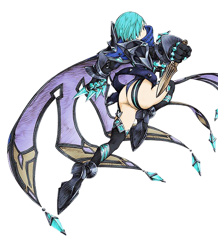Female Plasma Chainer Art from Knights of Glory