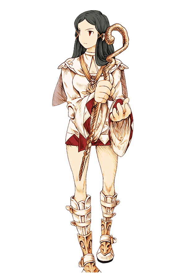Female Priest Art from Knights of Glory