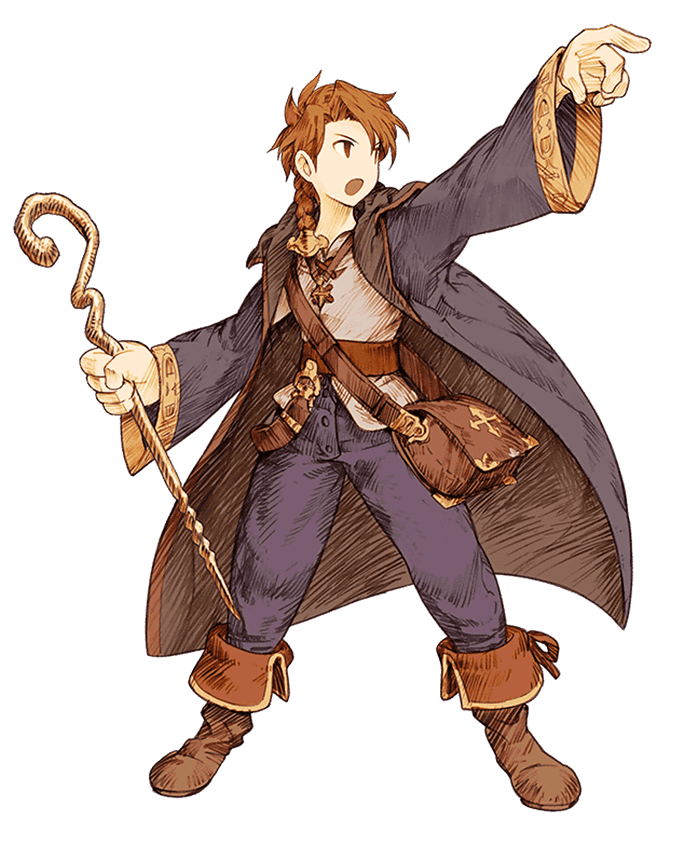 Male Sorcerer Art from Knights of Glory