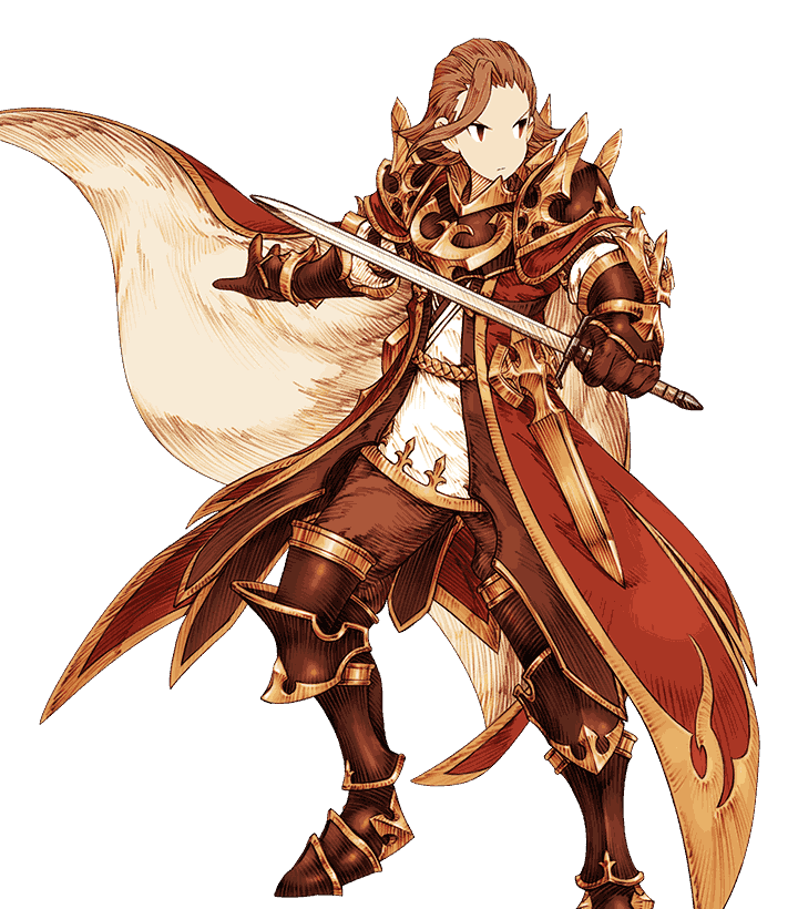 Male Sword Emperor Art from Knights of Glory