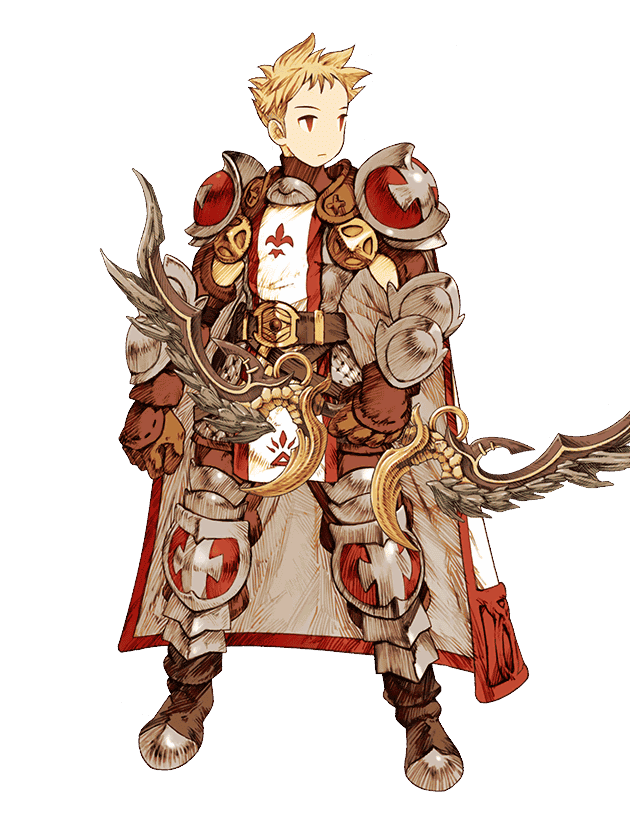 Male Temple Knight Artwork from Knights of Glory