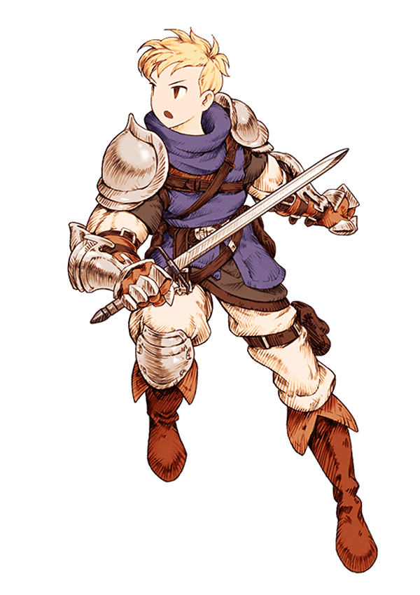 Male Warrior Art from Knights of Glory