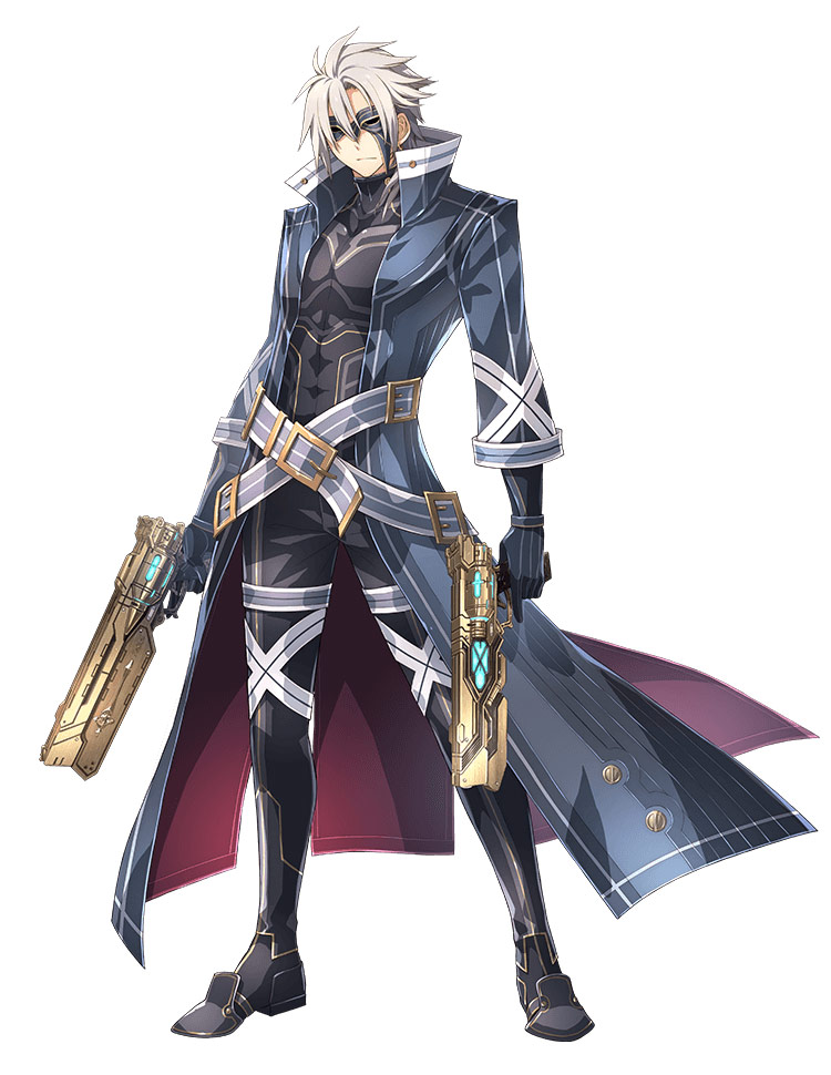 Azure Siegfried Art from The Legend of Heroes: Trails of Cold Steel III