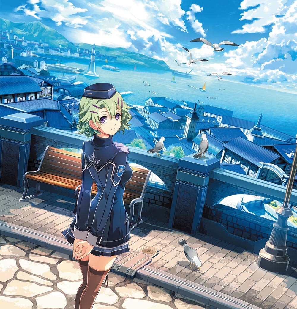 The Azure Port City Art from The Legend of Heroes: Trails of Cold Steel III