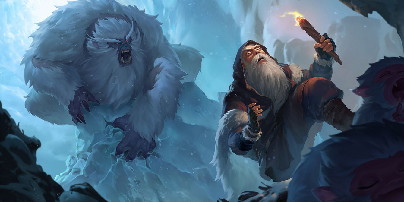 Abominable Guardian Art from Legends of Runeterra