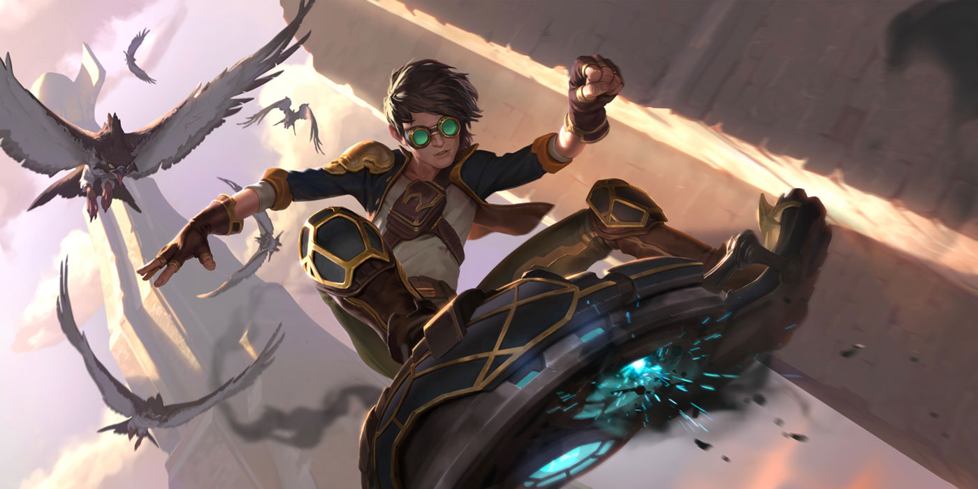 Amateur Aeronaut Art from Legends of Runeterra