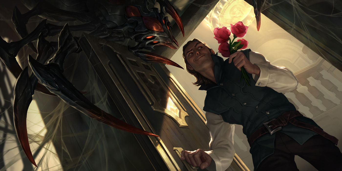 Arachnoid Sentry Art from Legends of Runeterra