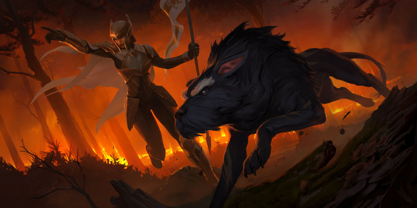 Ardent Tracker Art from Legends of Runeterra
