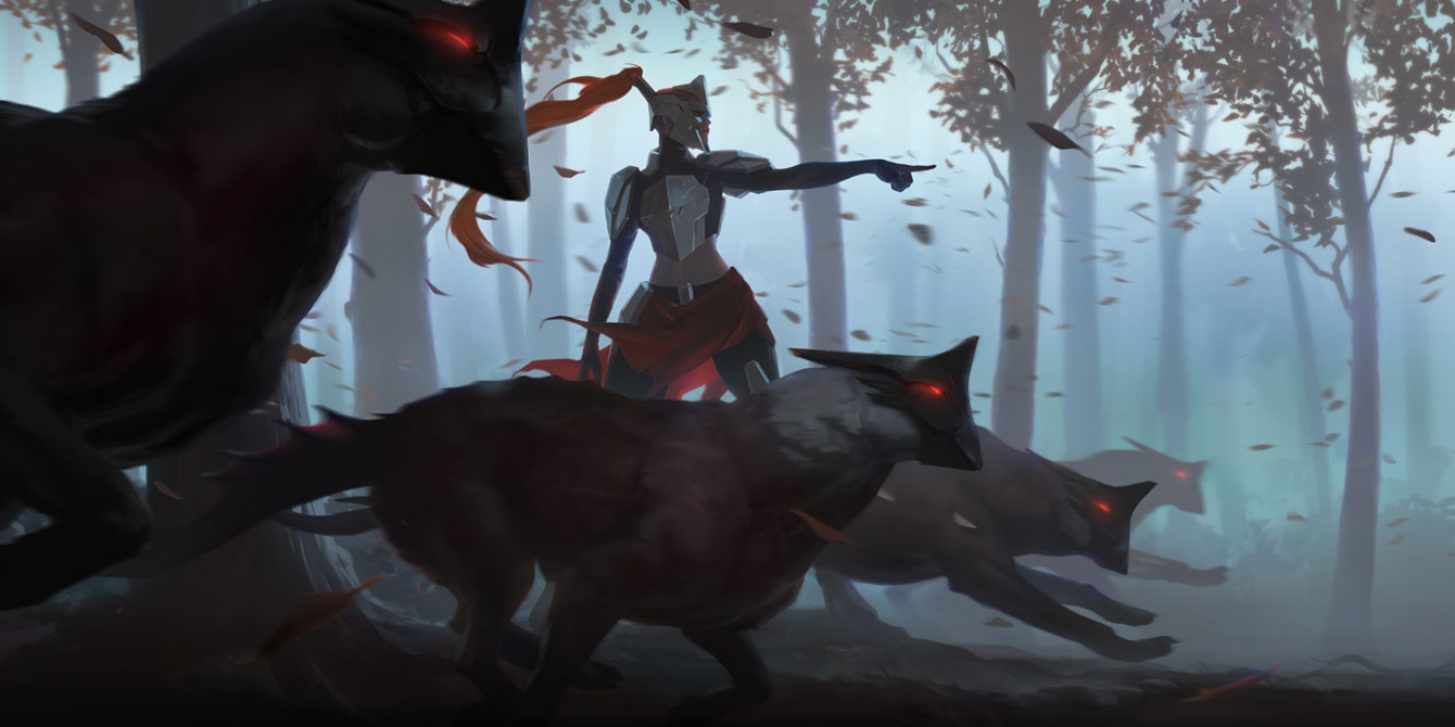 Arrel the Tracker Art from Legends of Runeterra