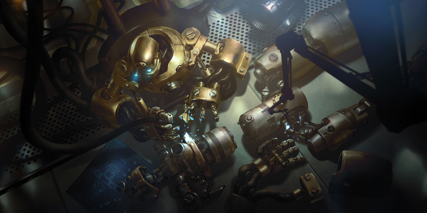 Assembly Bot Art from Legends of Runeterra