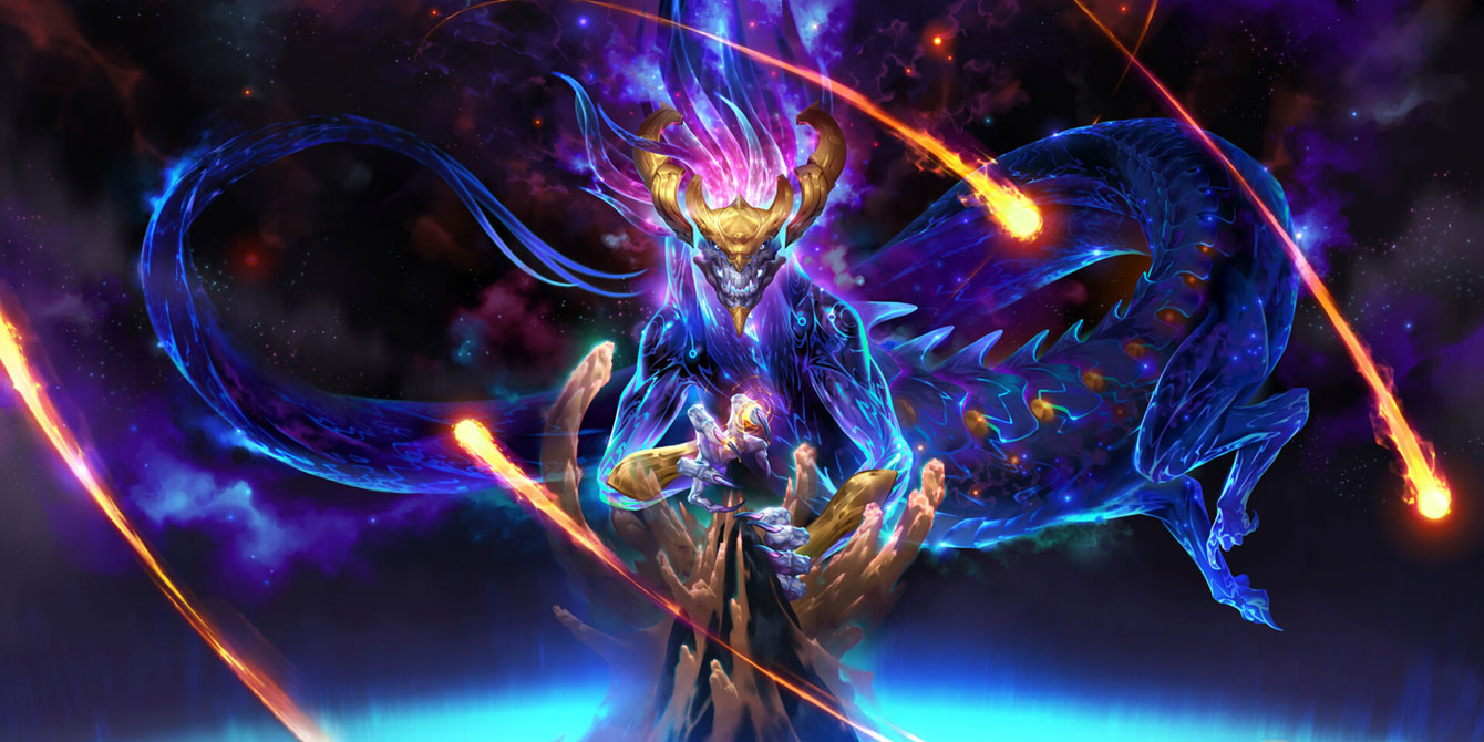 Aurelion Sol Level 2 Art from Legends of Runeterra