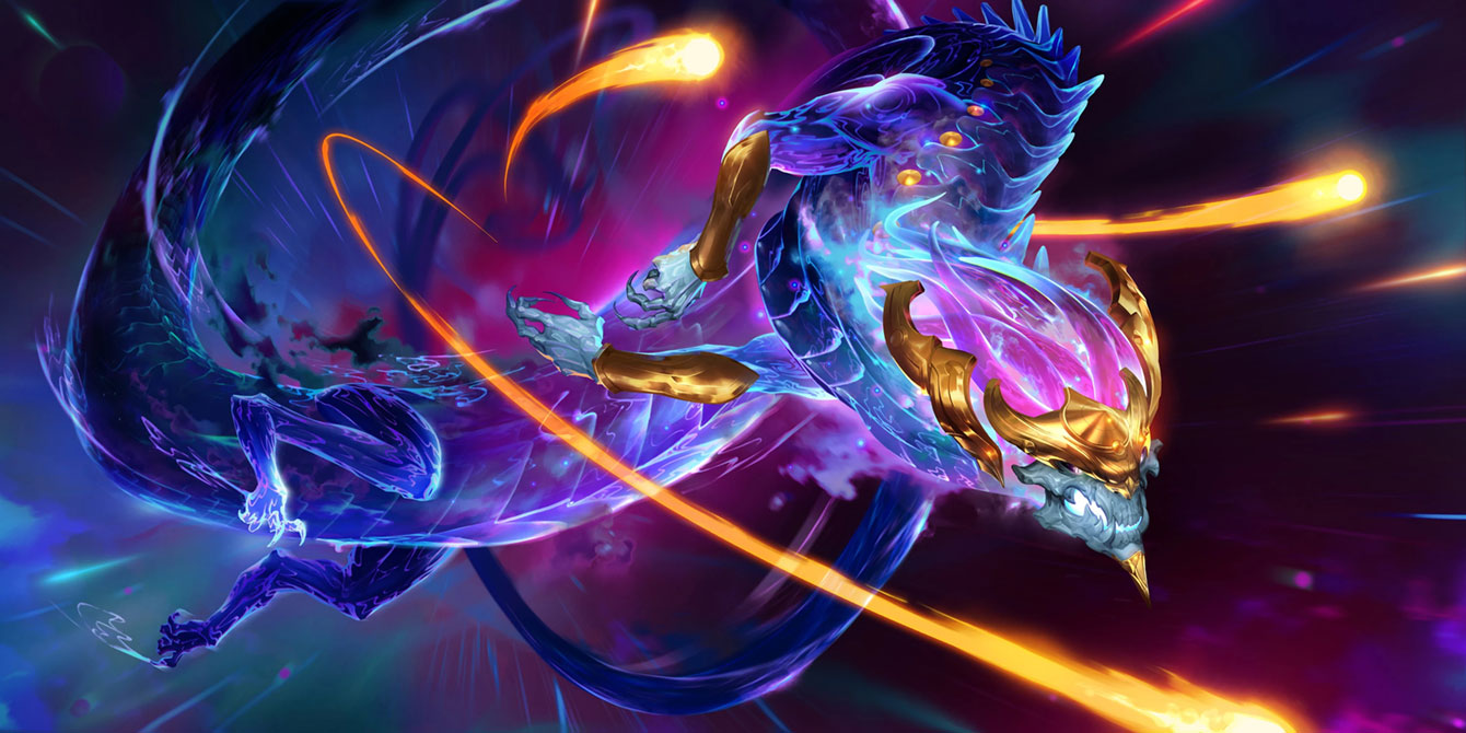Aurelion Sol Art from Legends of Runeterra