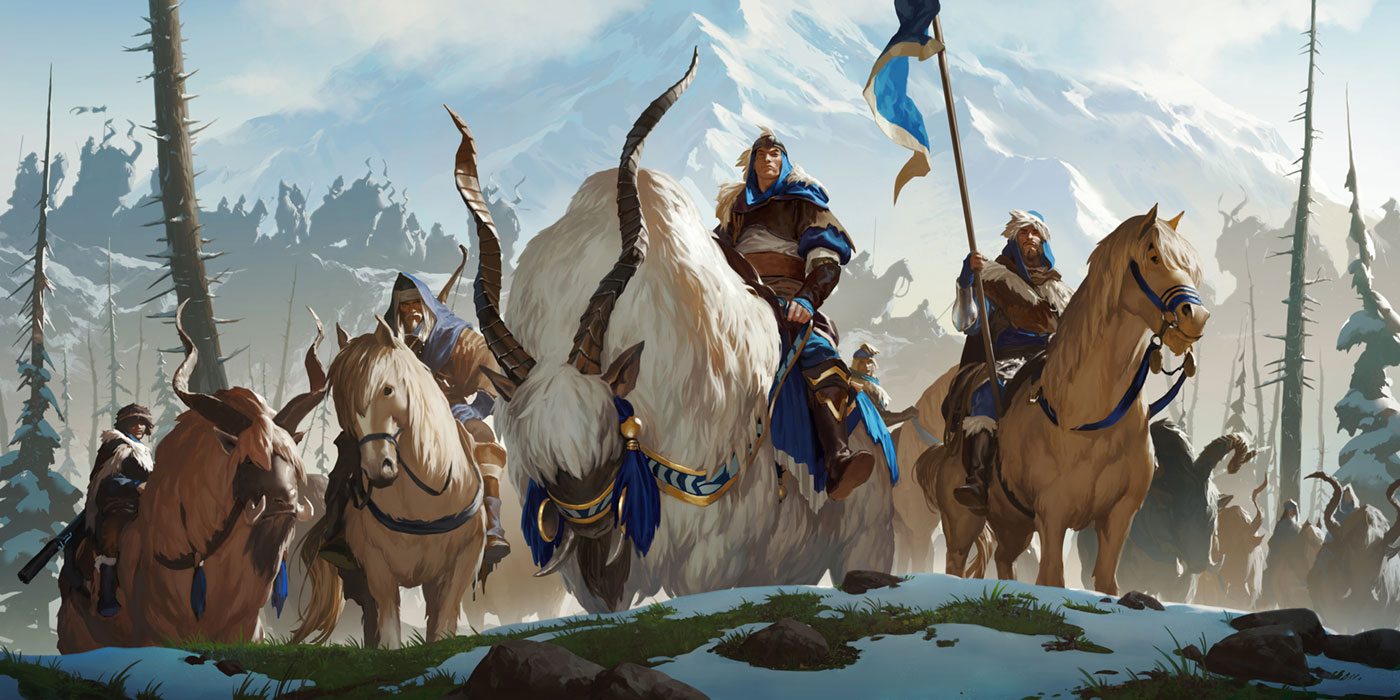 Avarosan Outriders Art from Legends of Runeterra