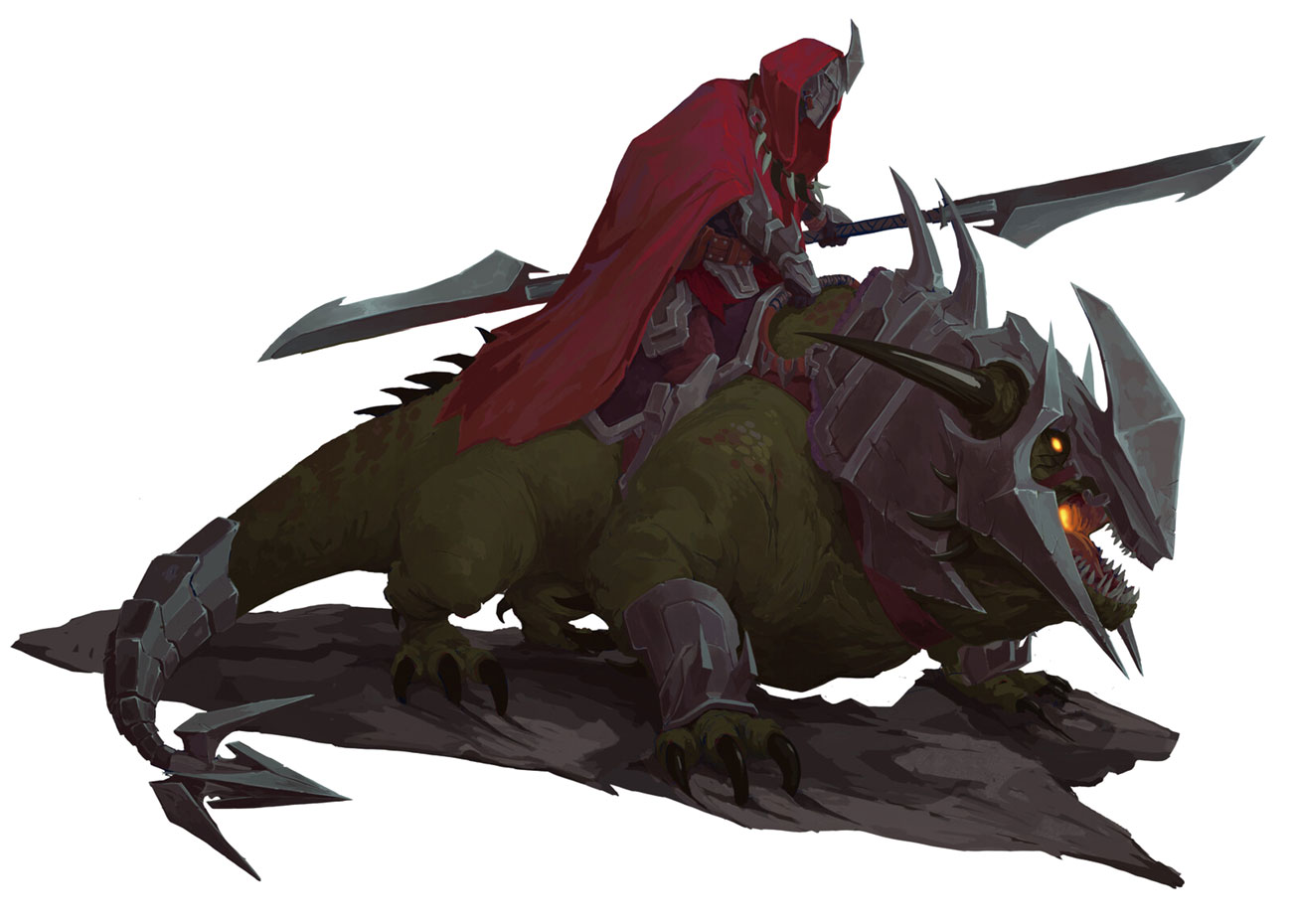 Basilisk Bloodseeker Concept Art from Legends of Runeterra