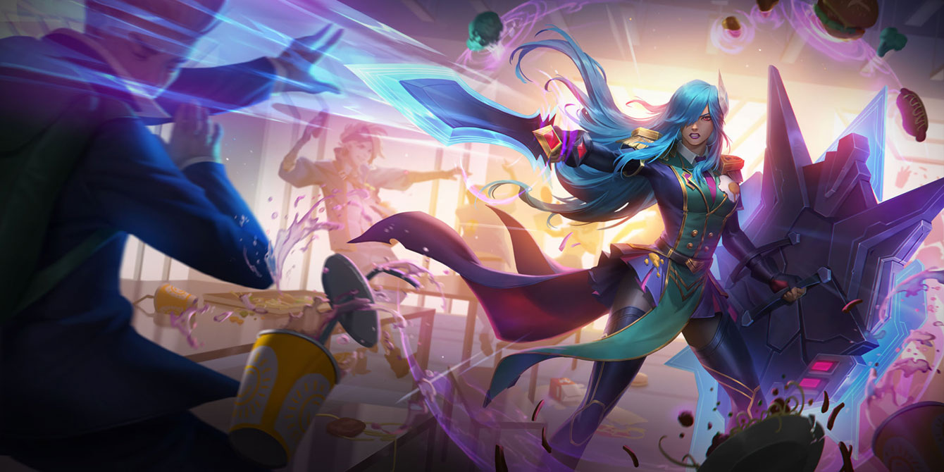 Battle Academia Leona Level 2 Art from Legends of Runeterra