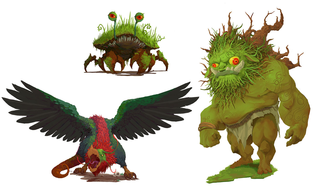 Beasties and Baddies Concept Art from Legends of Runeterra
