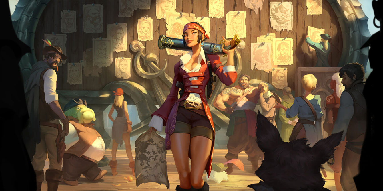 Bounty Hunter Art from Legends of Runeterra
