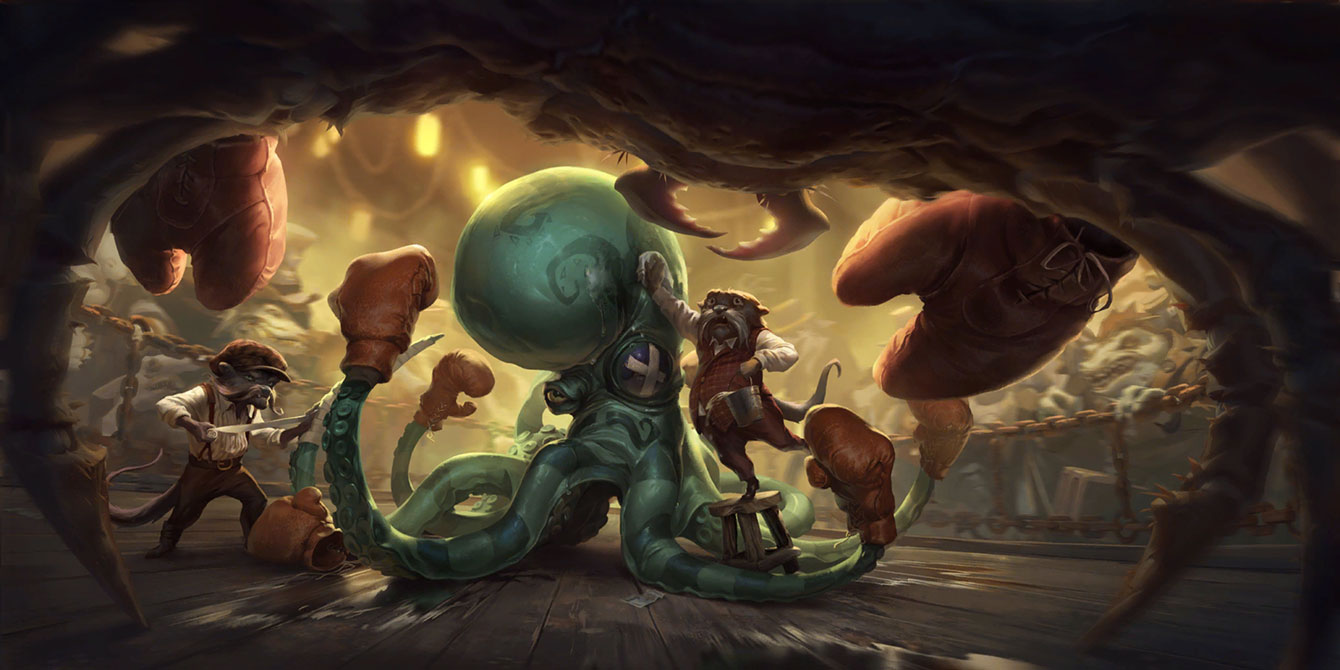 Boxtopus Art from Legends of Runeterra