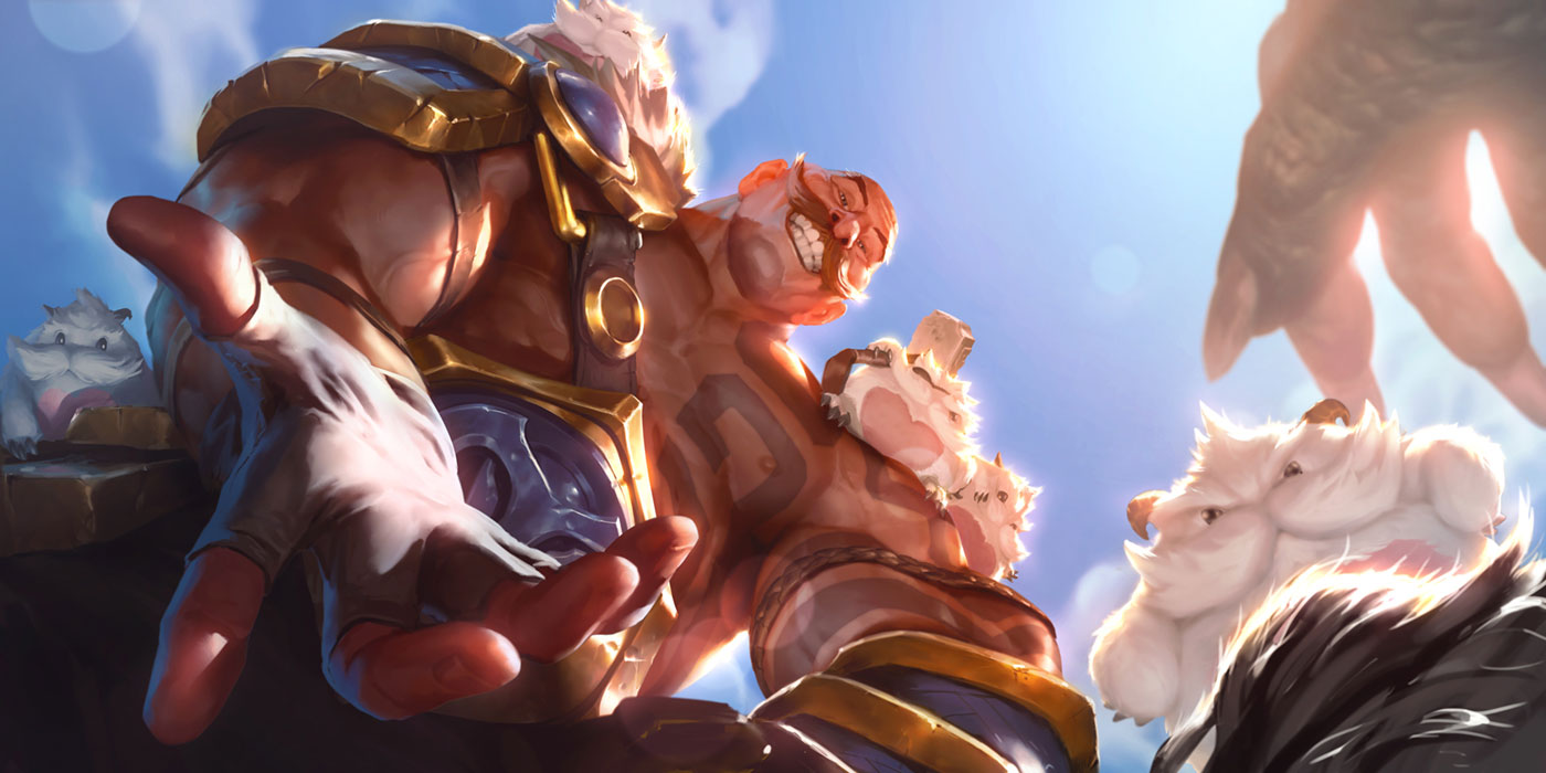 Braum Level 2 Art from Legends of Runeterra