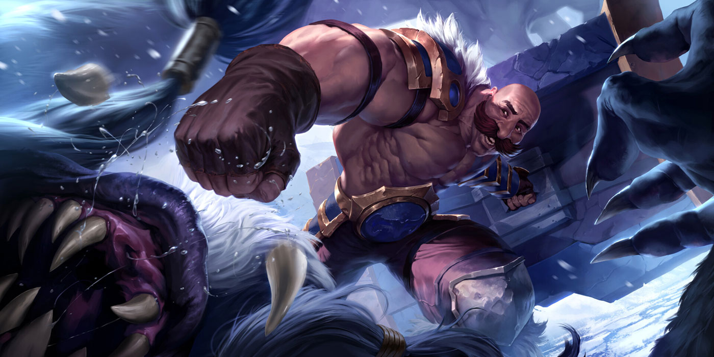 Braum Art from Legends of Runeterra