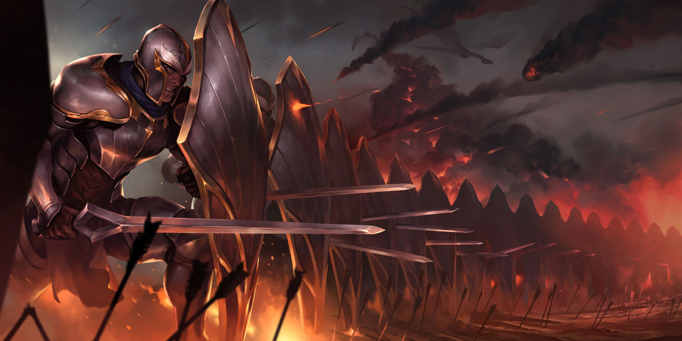 Brightsteel Formation Art from Legends of Runeterra