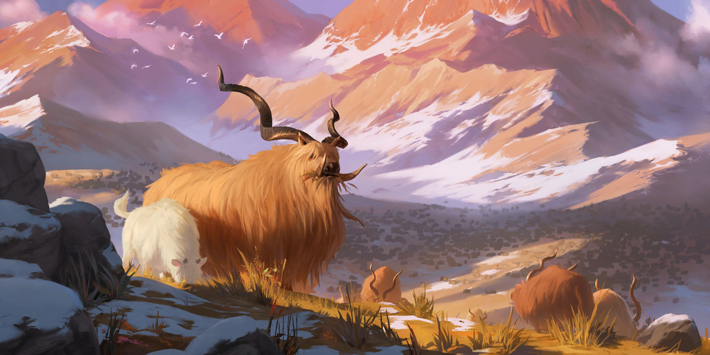 Bull Elnuk Art from Legends of Runeterra