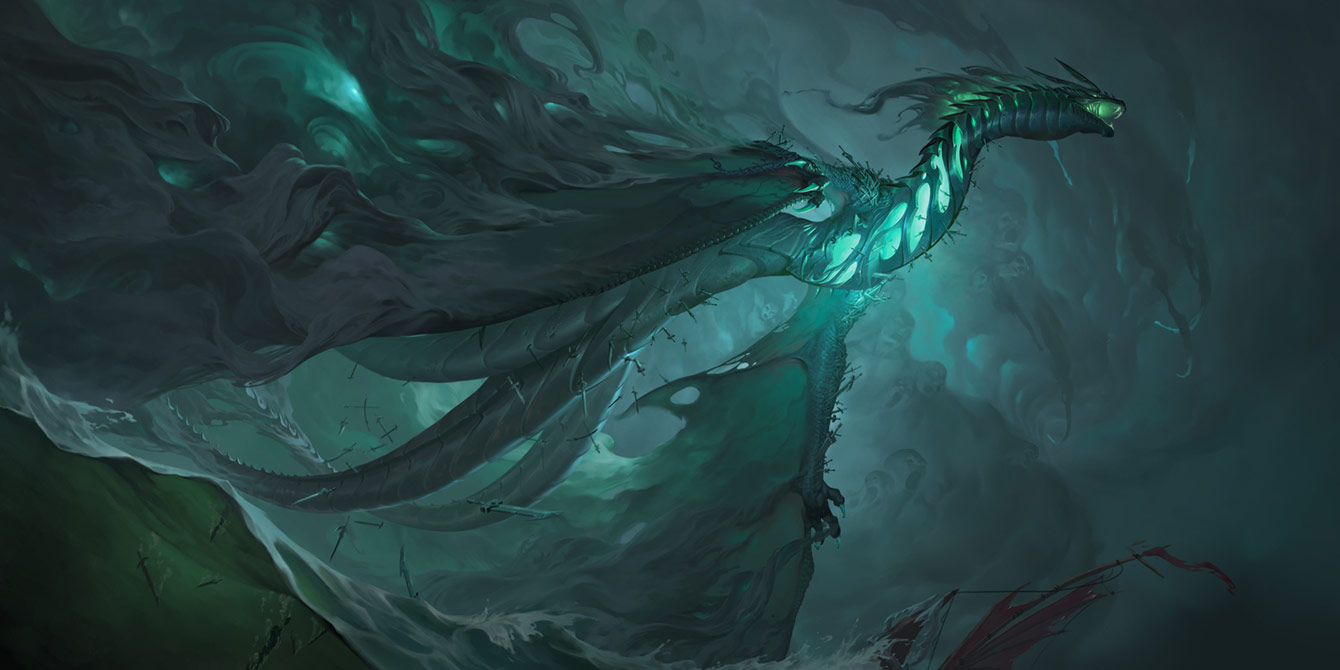 Camavoran Dragon Art from Legends of Runeterra