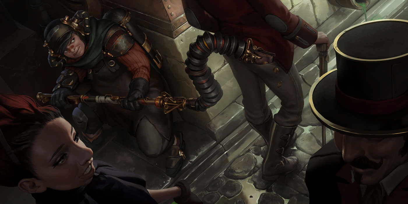 Chempunk Pickpocket Art from Legends of Runeterra
