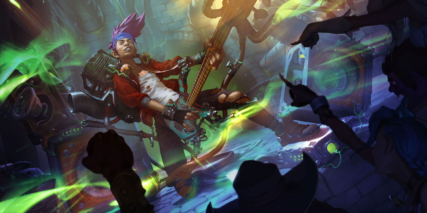 Chempunk Shredder Art from Legends of Runeterra