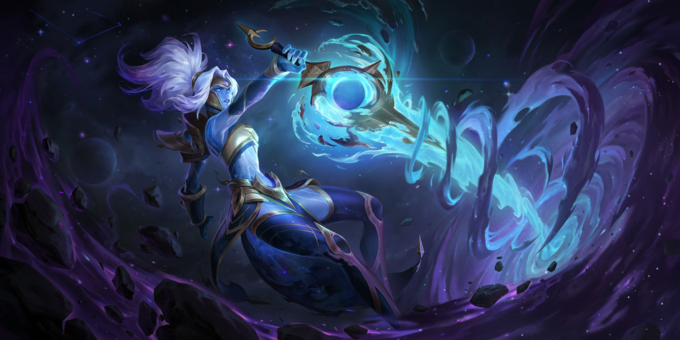 Cosmic Exile Riven Art from Legends of Runeterra
