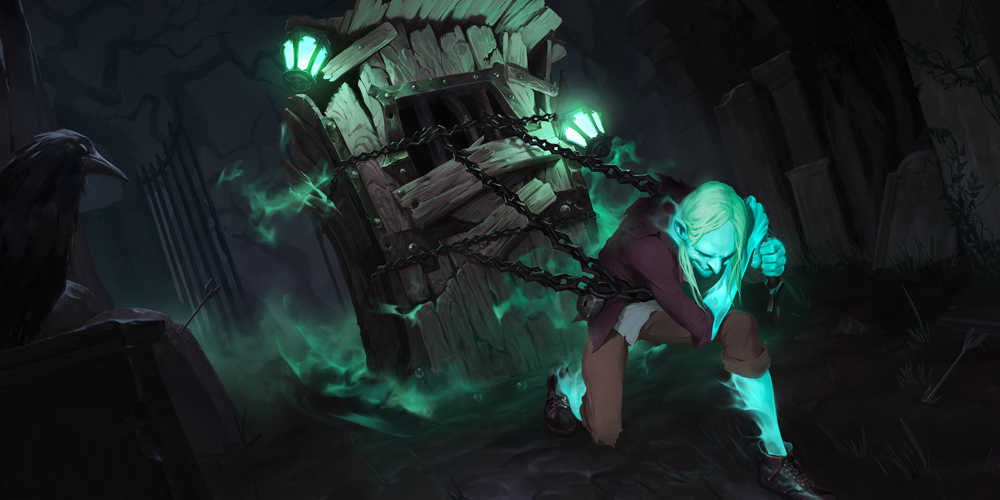 Cursed Keeper Art from Legends of Runeterra