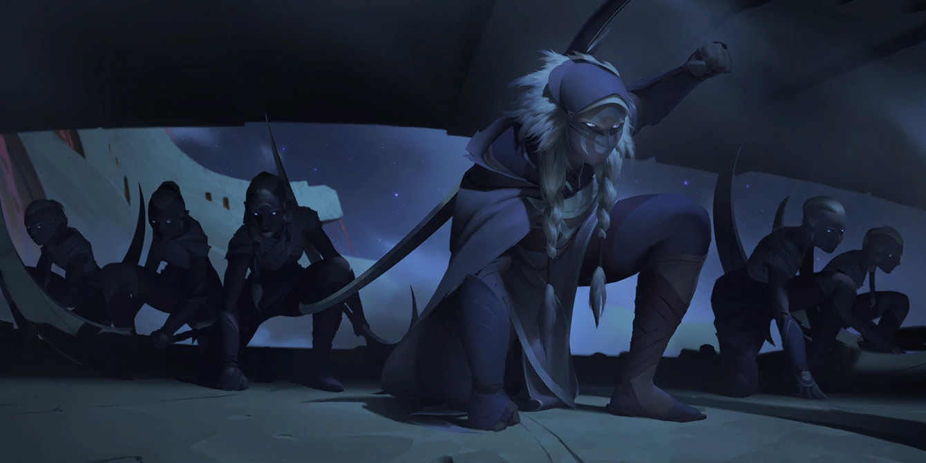 Cygnus the Moonstalker Art from Legends of Runeterra