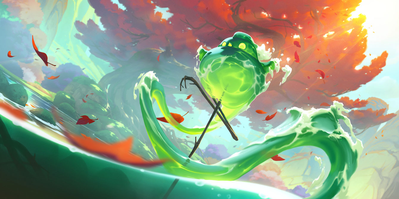 Dancing Droplet Art from Legends of Runeterra