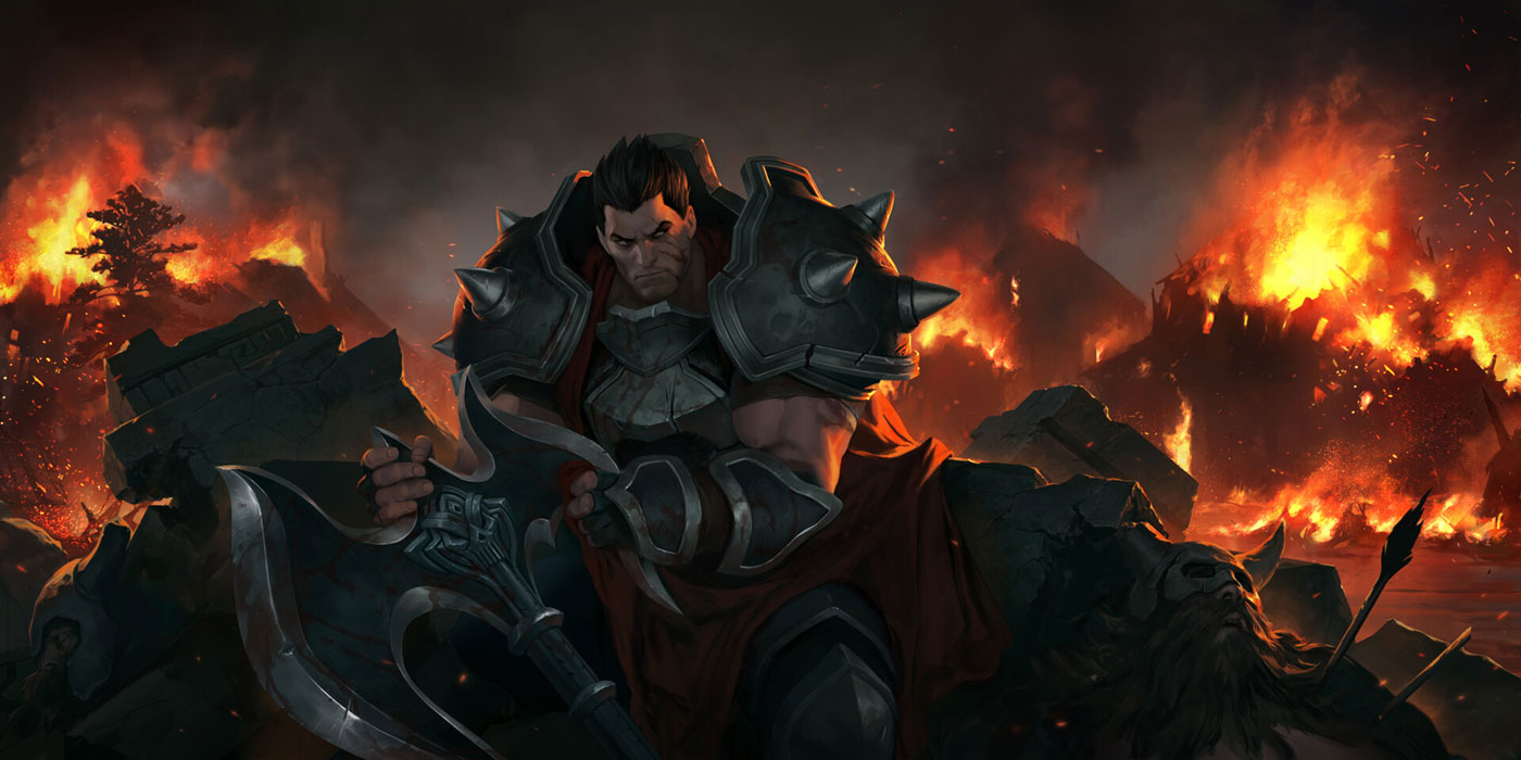 Darius Art from Legends of Runeterra