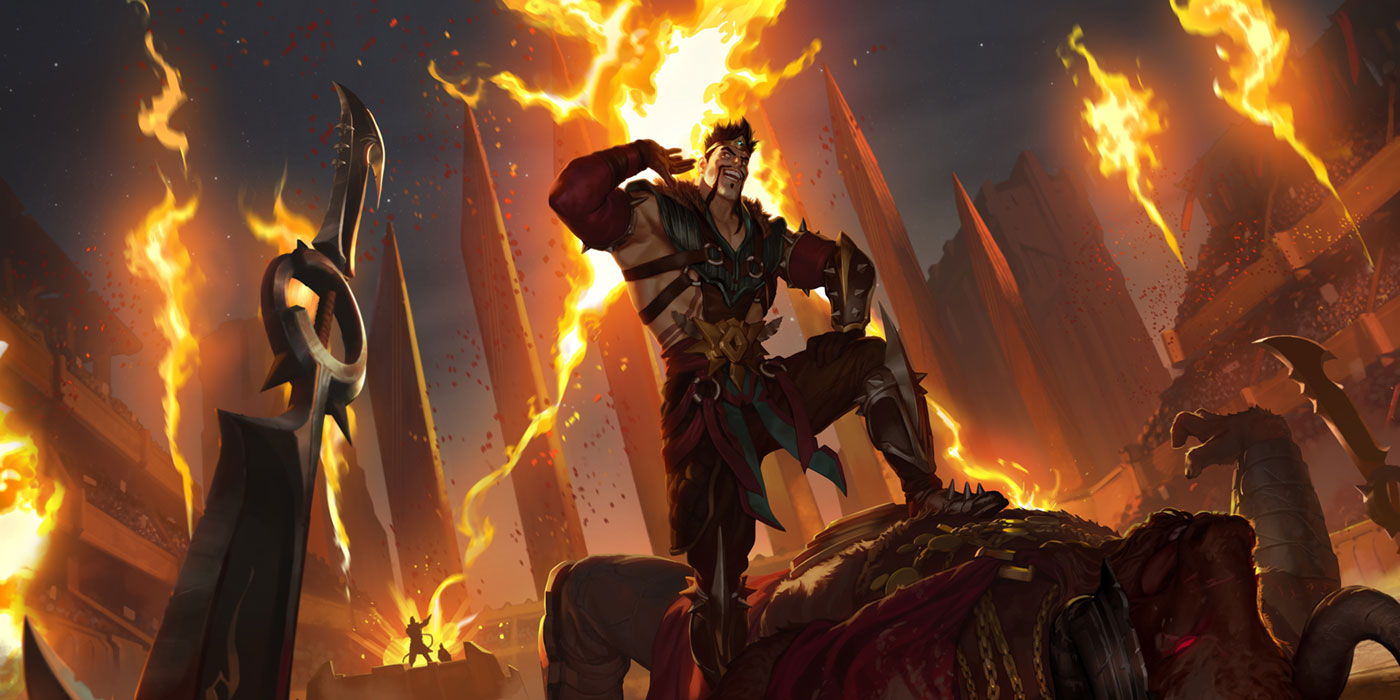 Draven Level 2 Art from Legends of Runeterra