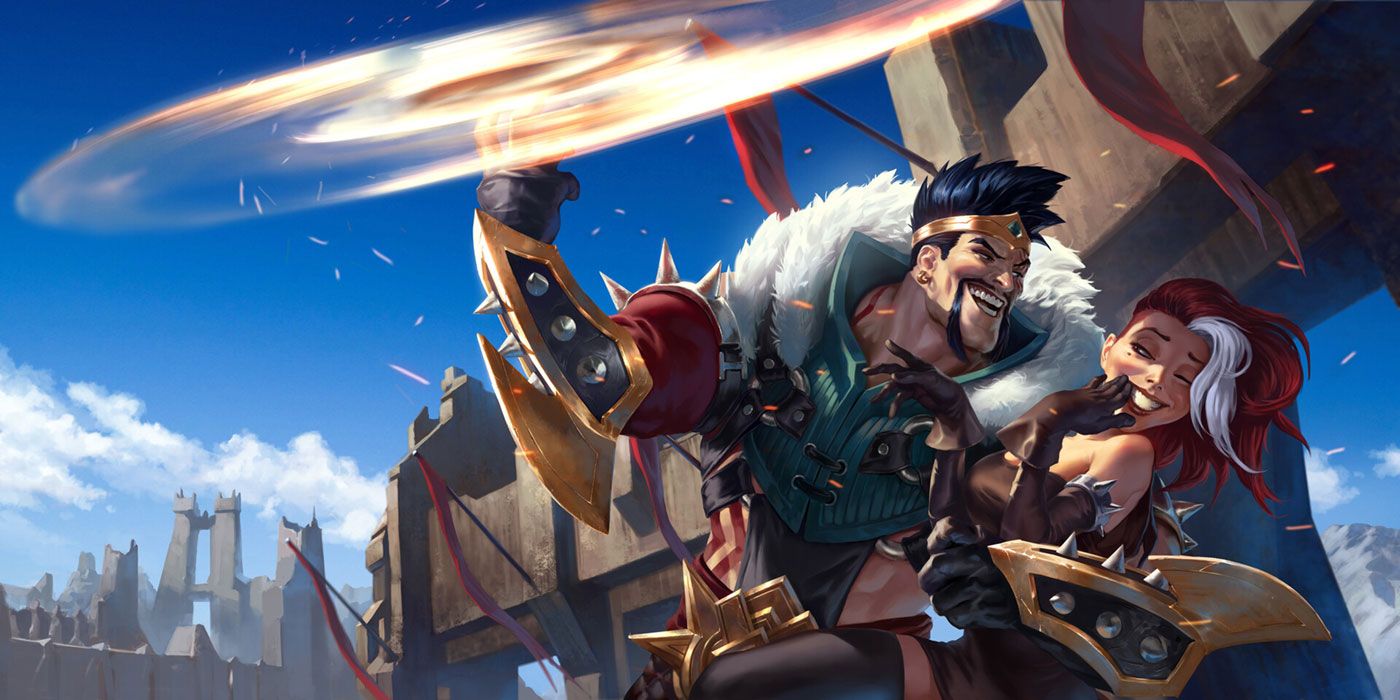 Draven Art from Legends of Runeterra