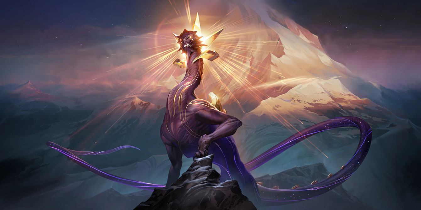 Eclipse Dragon Art from Legends of Runeterra
