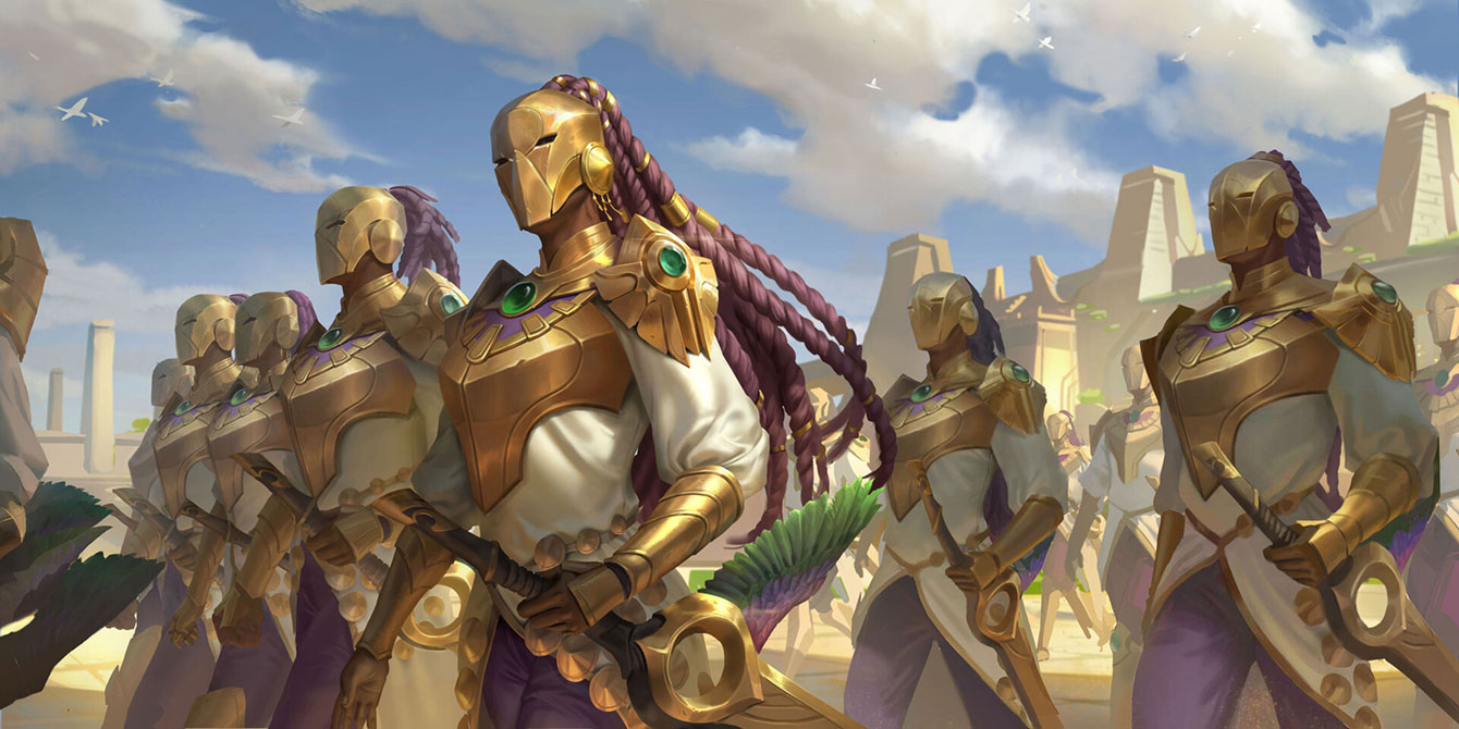 Emperor's Guard Art from Legends of Runeterra