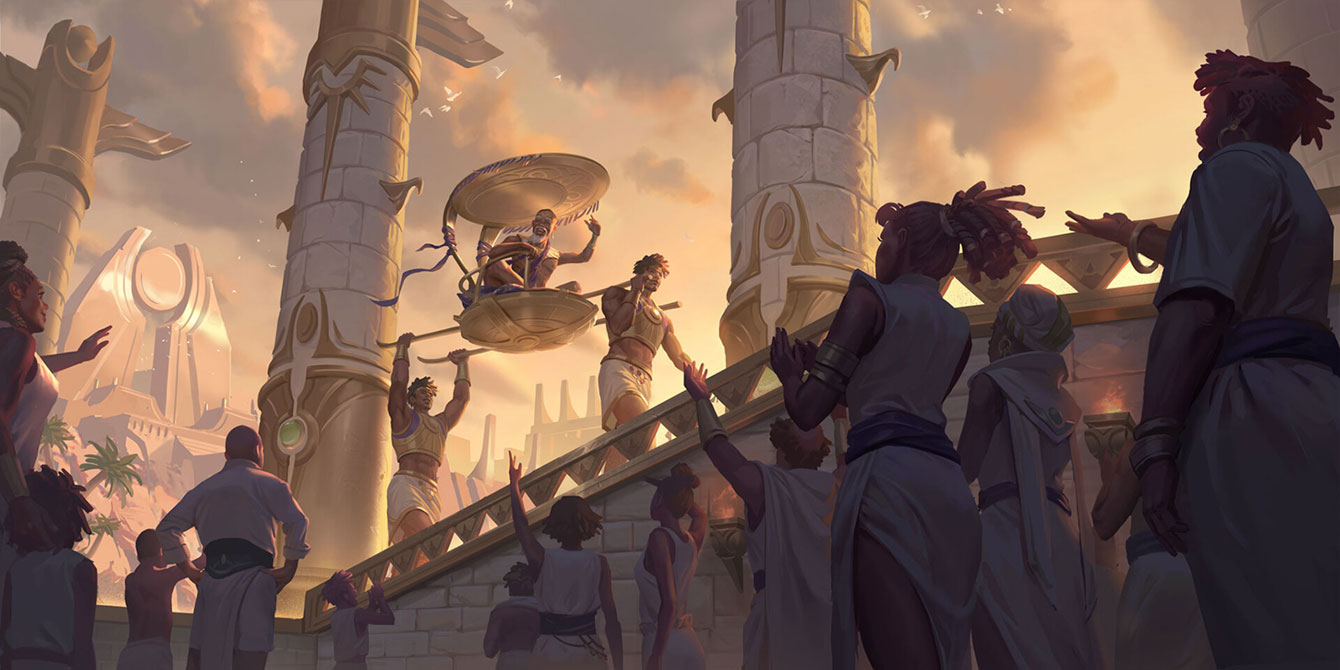 Esteemed Hierophant Art from Legends of Runeterra