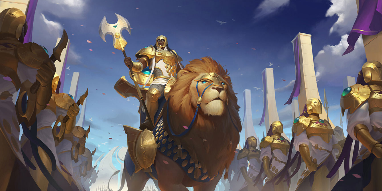 Eternal Gladiator Art from Legends of Runeterra