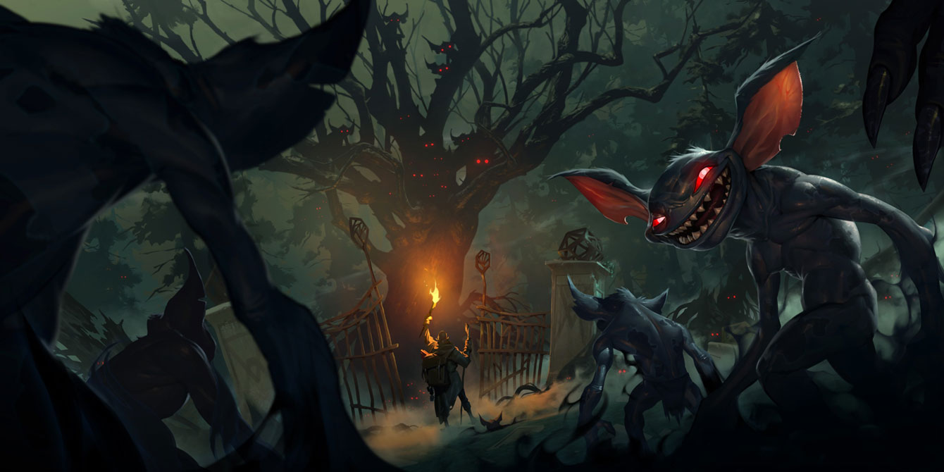 Evershade Stalker Art from Legends of Runeterra