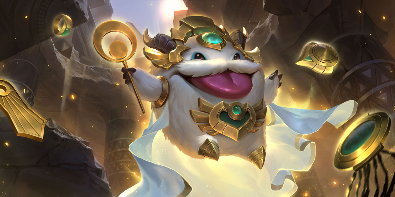 Exalted Poro Art from Legends of Runeterra