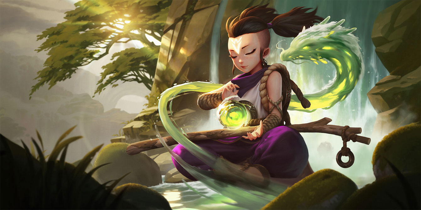 Eye of the Dragon Art from Legends of Runeterra