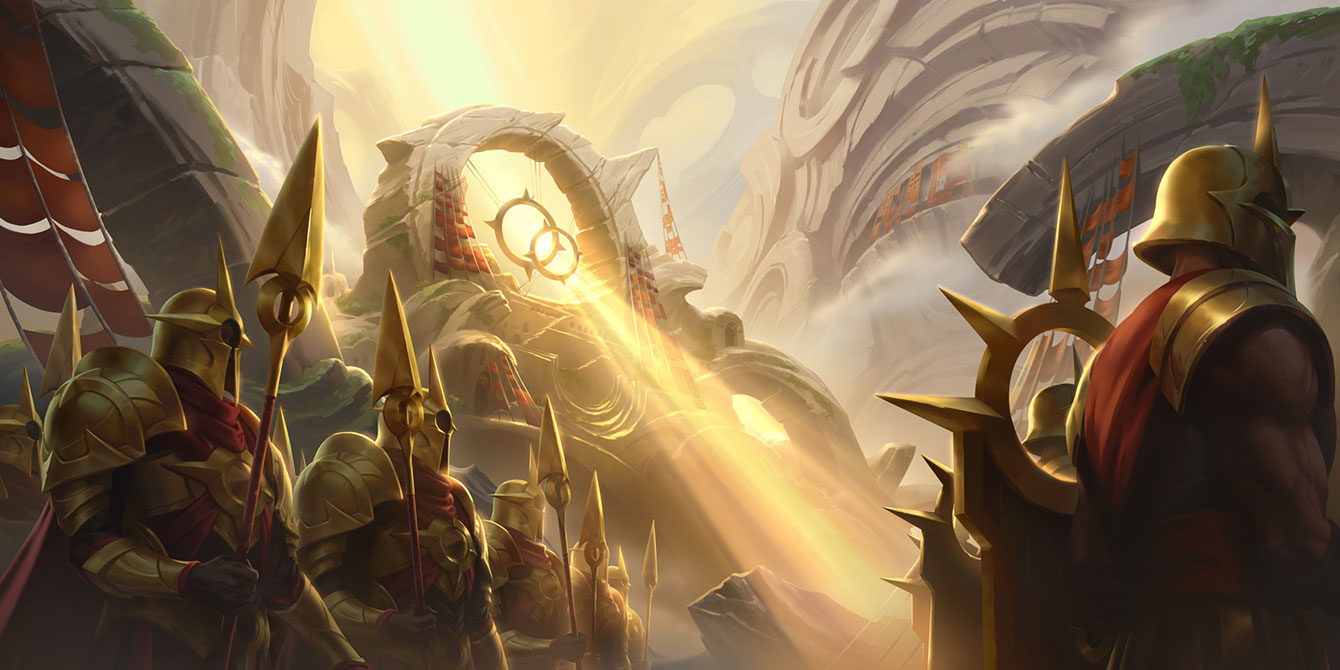 Eye of the Ra-Horak Art from Legends of Runeterra