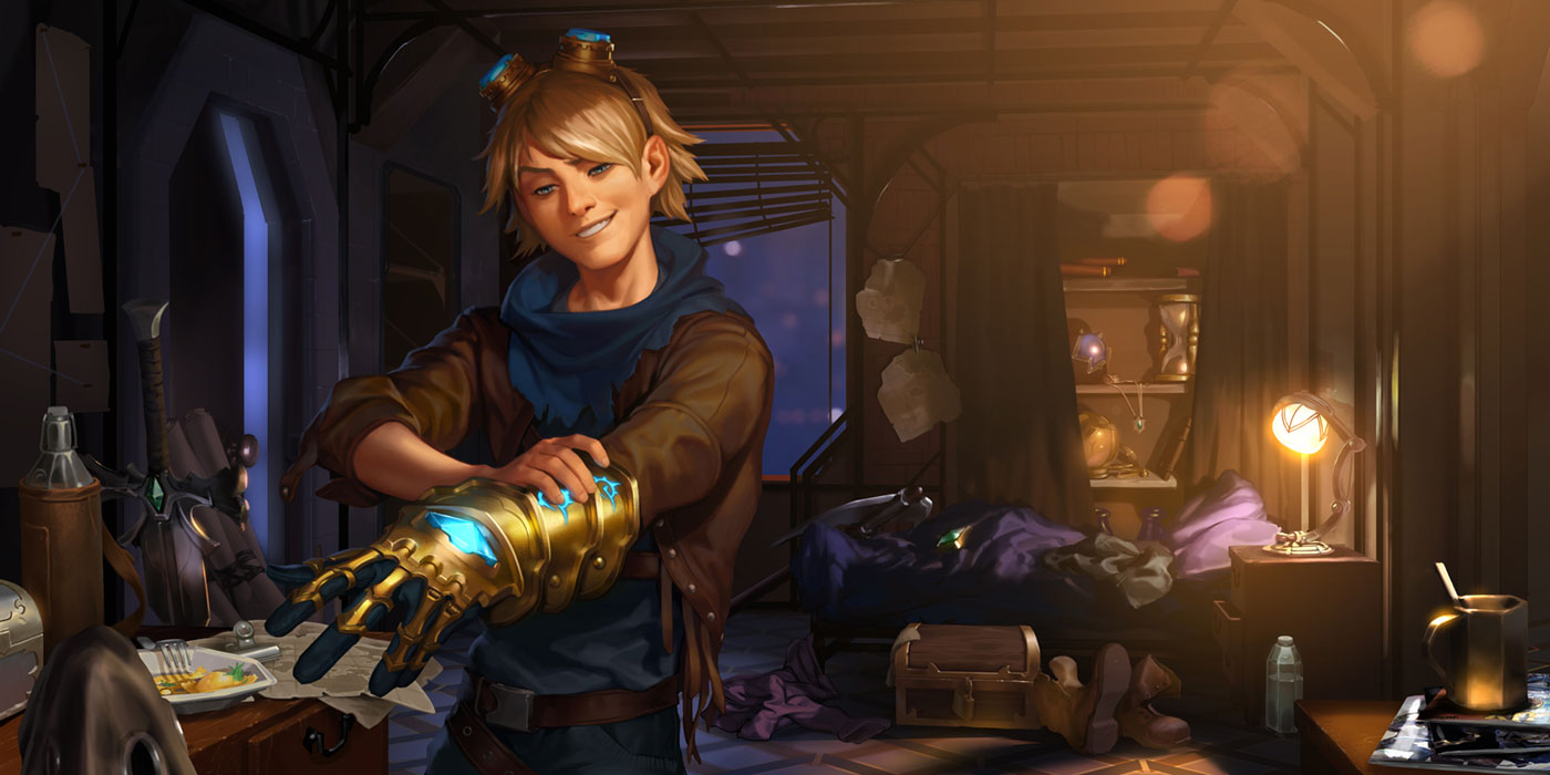 Ezreal Art from Legends of Runeterra