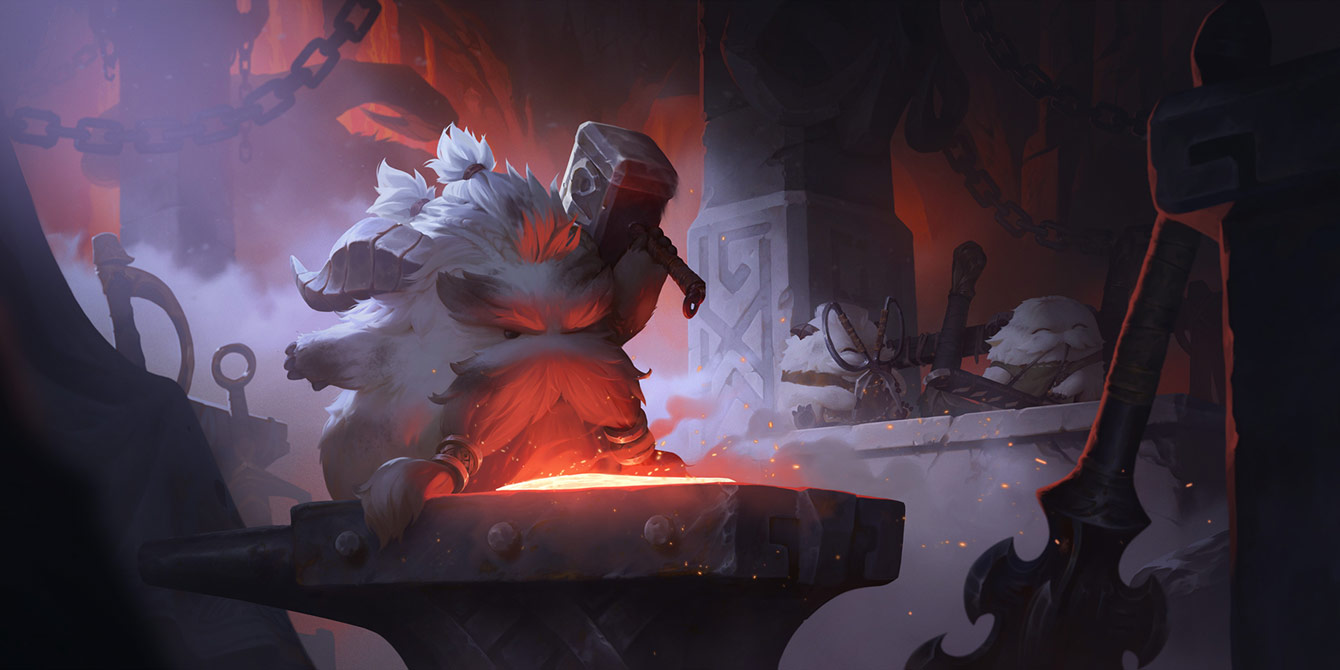 Fabled Poro Art from Legends of Runeterra