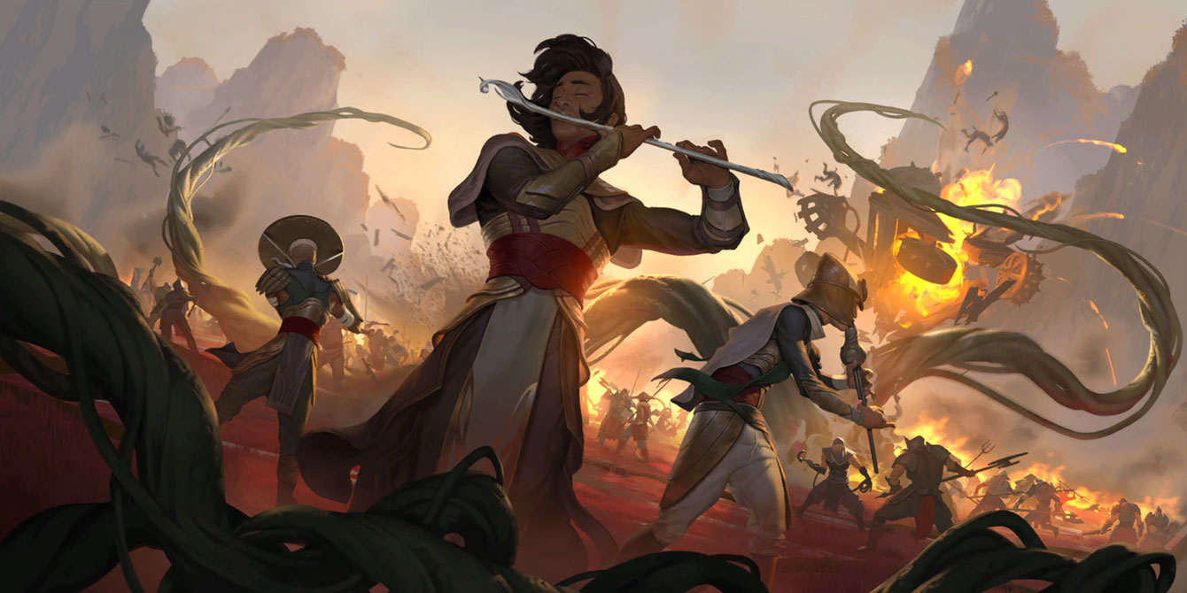 Field Musicians Art from Legends of Runeterra