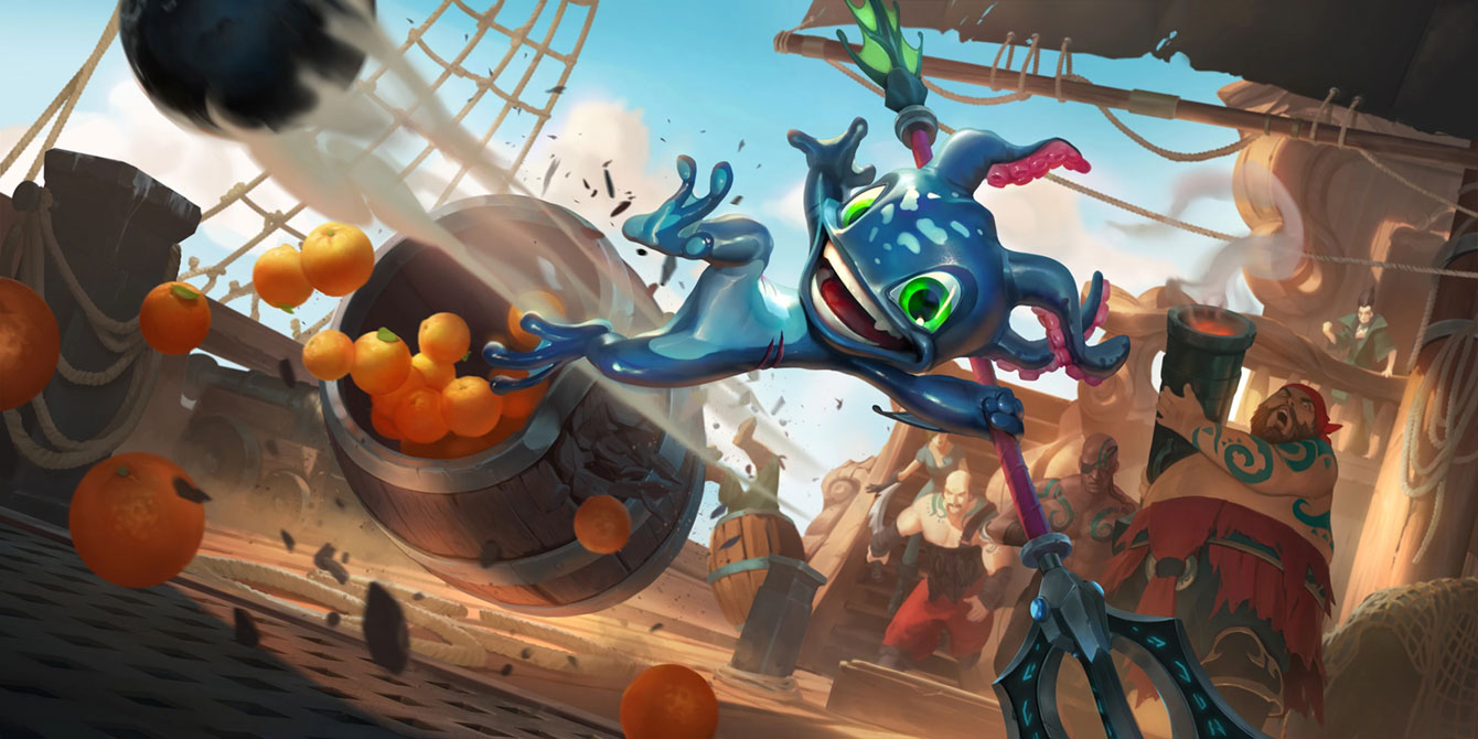 Fizz Art from Legends of Runeterra